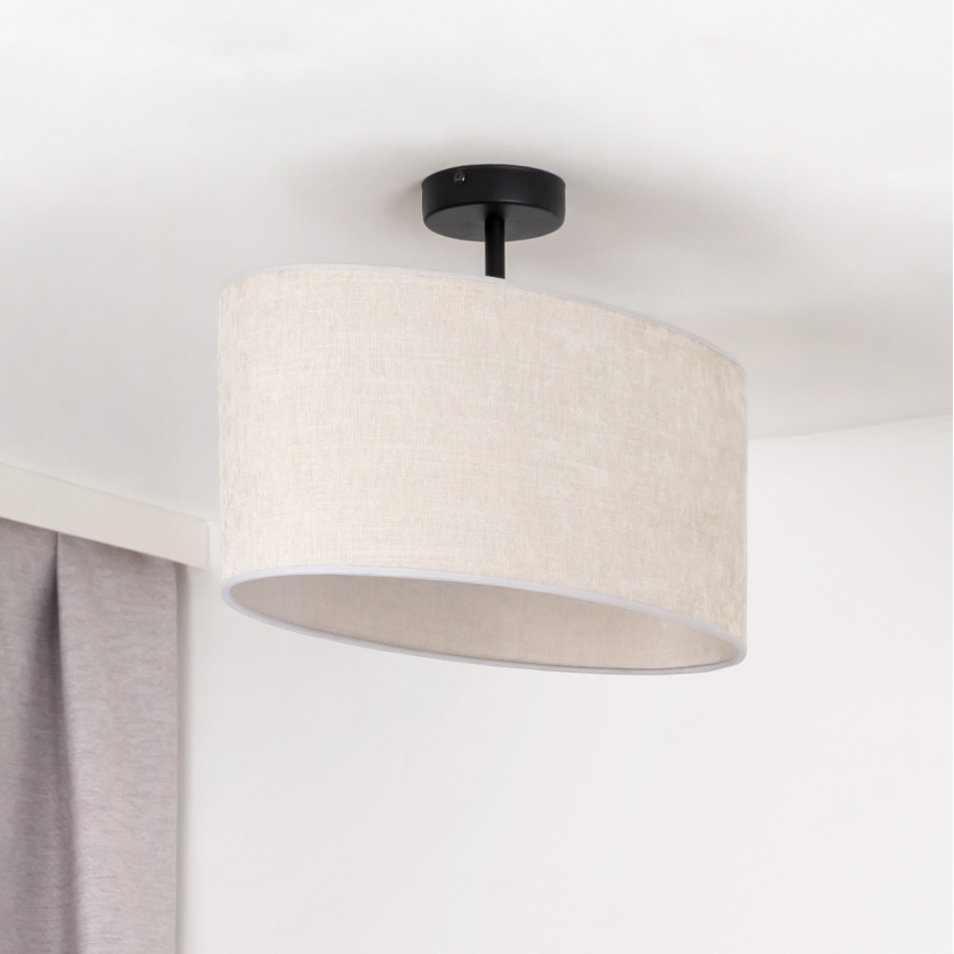 Duolla - Pinnale kinnitatav lühter OVAL 1xE27/15W/230V hall