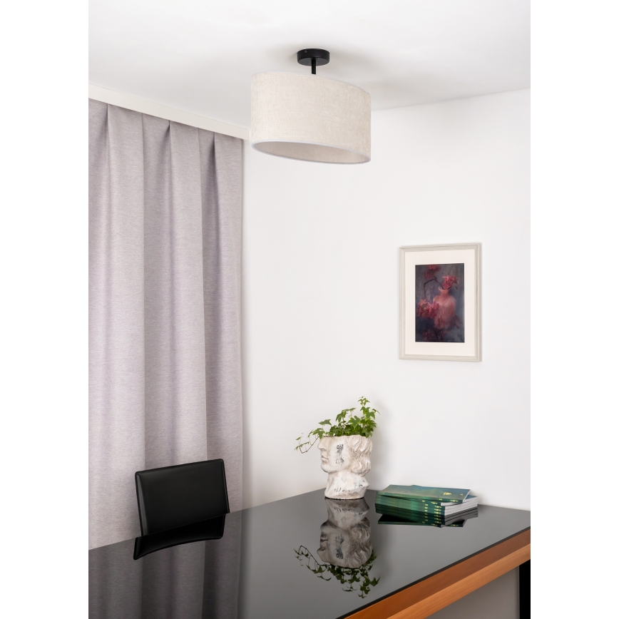 Duolla - Pinnale kinnitatav lühter OVAL 1xE27/15W/230V hall