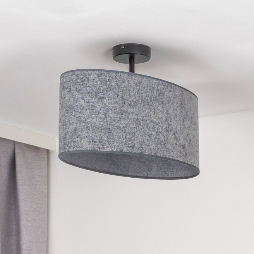 Duolla - Pinnale kinnitatav lühter OVAL 1xE27/15W/230V hall