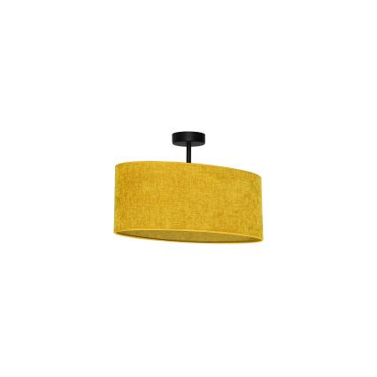 Duolla - Pinnale kinnitatav lühter OVAL 1xE27/15W/230V pruun