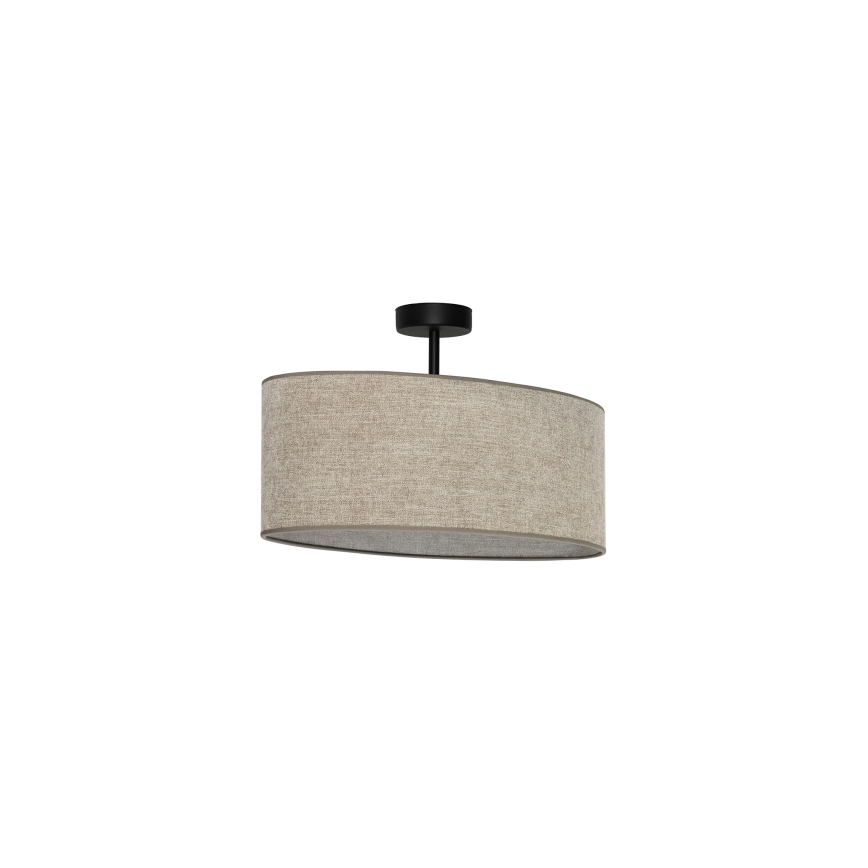 Duolla - Pinnale kinnitatav lühter OVAL 1xE27/15W/230V pruun