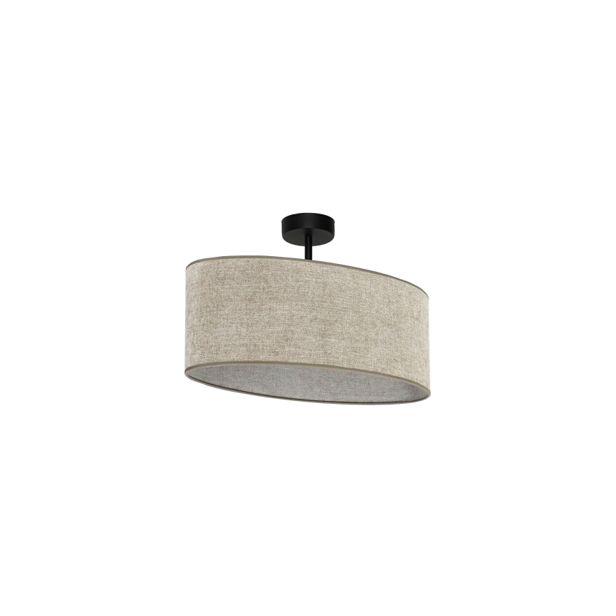 Duolla - Pinnale kinnitatav lühter OVAL 1xE27/15W/230V pruun