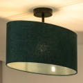 Duolla - Pinnale kinnitatav lühter OVAL 1xE27/15W/230V roheline