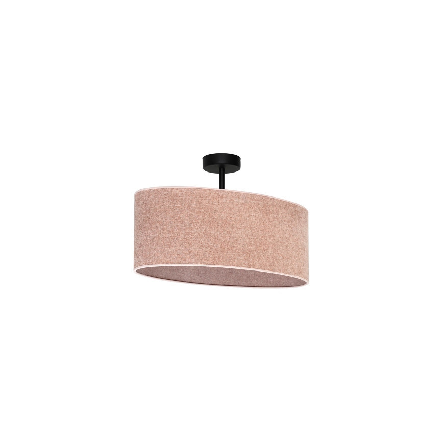 Duolla - Pinnale kinnitatav lühter OVAL 1xE27/15W/230V roosa