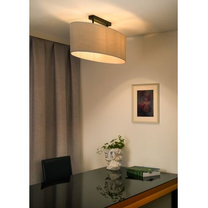Duolla - Pinnale kinnitatav lühter OVAL 2xE27/15W/230V hall