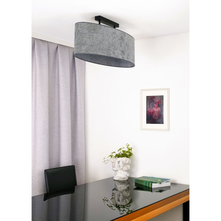 Duolla - Pinnale kinnitatav lühter OVAL 2xE27/15W/230V hall