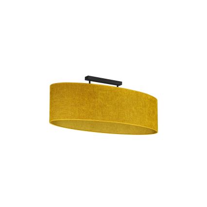 Duolla - Pinnale kinnitatav lühter OVAL 2xE27/15W/230V pruun