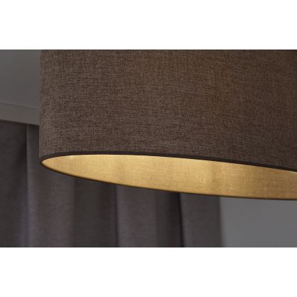 Duolla - Pinnale kinnitatav lühter OVAL 2xE27/15W/230V pruun