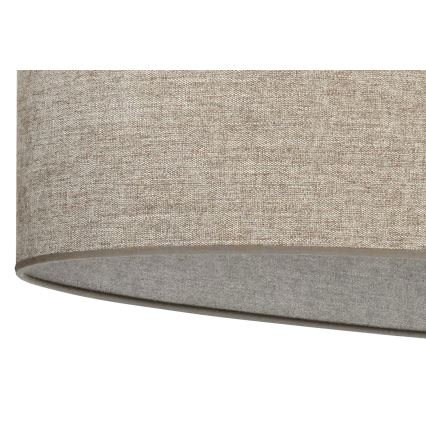 Duolla - Pinnale kinnitatav lühter OVAL 2xE27/15W/230V pruun