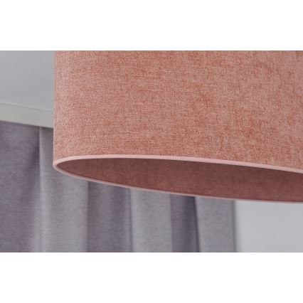 Duolla - Pinnale kinnitatav lühter OVAL 2xE27/15W/230V roosa