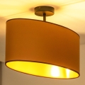 Duolla - Pinnale kinnitatav lühter OVAL VEGAN 1xE27/15W/230V pruun