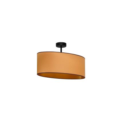 Duolla - Pinnale kinnitatav lühter OVAL VEGAN 1xE27/15W/230V pruun