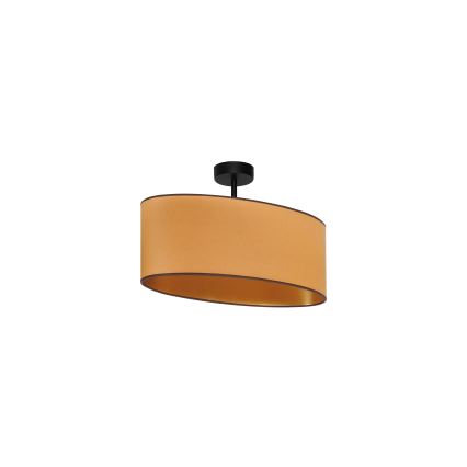 Duolla - Pinnale kinnitatav lühter OVAL VEGAN 1xE27/15W/230V pruun