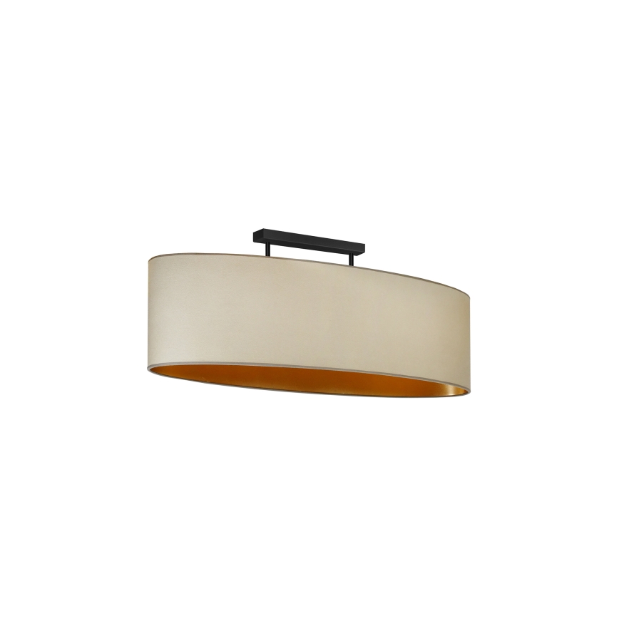 Duolla - Pinnale kinnitatav lühter OVAL VEGAN 2xE27/15W/230V beež
