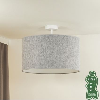Duolla - Pinnale kinnitatav lühter ROLLER ECO RECYCLING 1xE27/15W/230V d. 45 cm hall