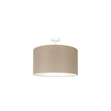 Duolla - Pinnale kinnitatav lühter ROLLER ECO RECYCLING 1xE27/15W/230V d. 45 cm kreemikas