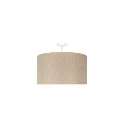 Duolla - Pinnale kinnitatav lühter ROLLER ECO RECYCLING 1xE27/15W/230V d. 45 cm kreemikas
