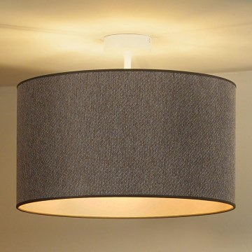 Duolla - Pinnale kinnitatav lühter ROLLER ECO RECYCLING 1xE27/15W/230V d. 45 cm pruun