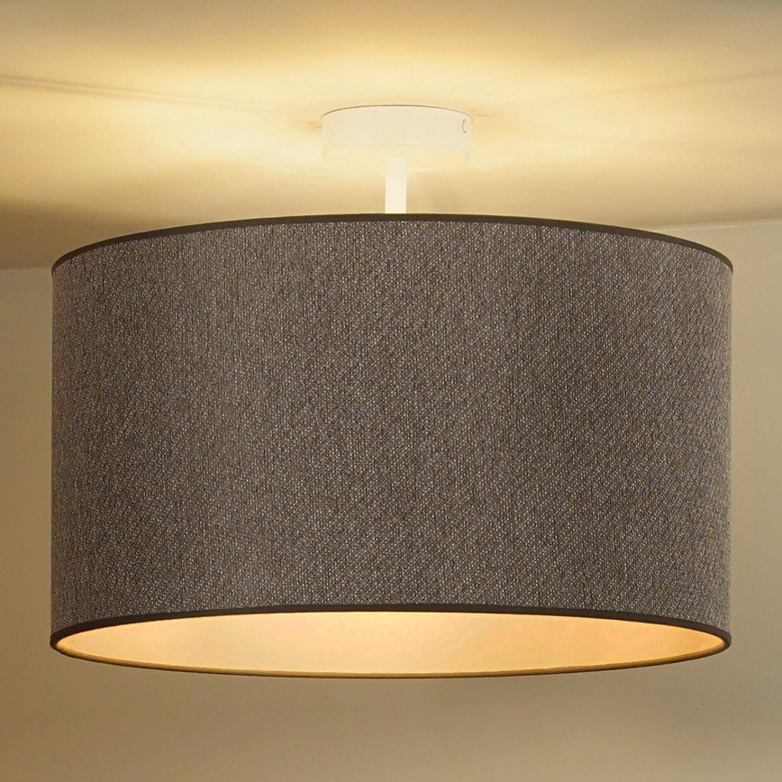 Duolla - Pinnale kinnitatav lühter ROLLER ECO RECYCLING 1xE27/15W/230V d. 45 cm pruun