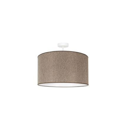 Duolla - Pinnale kinnitatav lühter ROLLER ECO RECYCLING 1xE27/15W/230V d. 45 cm pruun