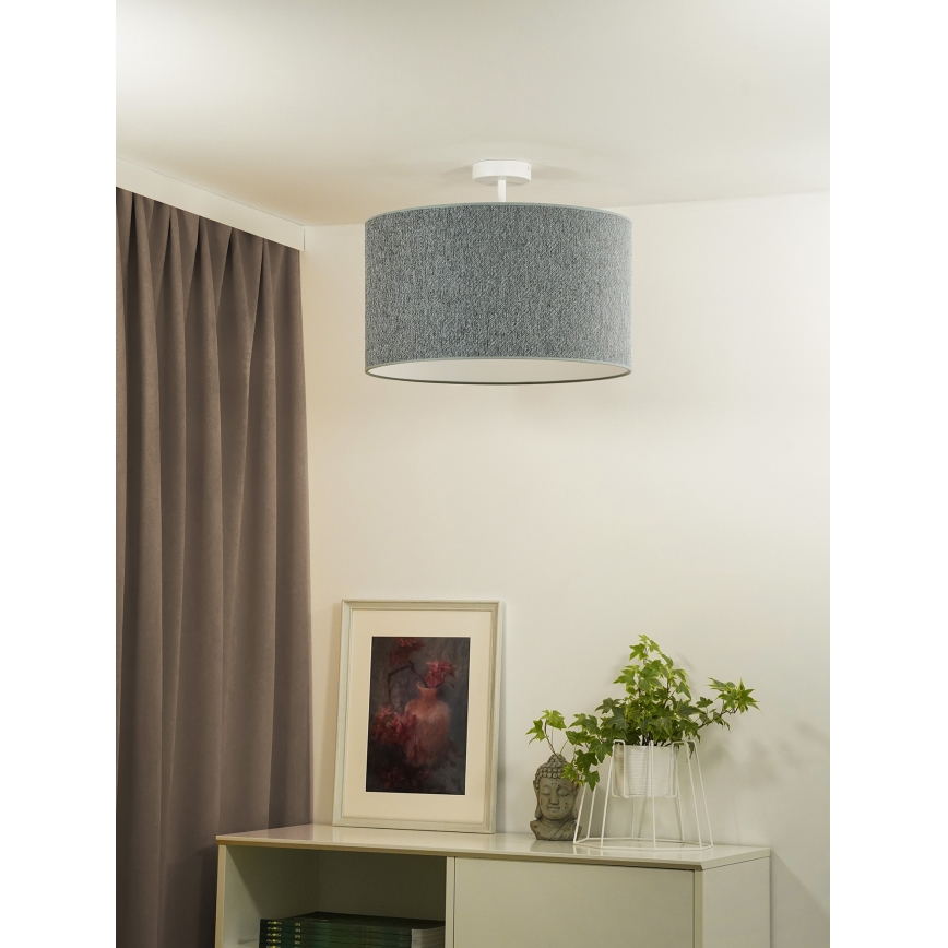 Duolla - Pinnale kinnitatav lühter ROLLER ECO RECYCLING 1xE27/15W/230V d. 45 cm roheline