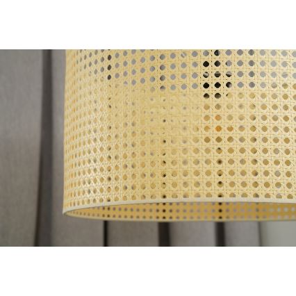 Duolla - Pinnale kinnitatav lühter ROLLER RATTAN 1xE27/15W/230V d. 45 cm beež