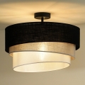 Duolla - Pinnale kinnitatav lühter TRIO 1xE27/15W/230V d. 45 cm must/hall/valge