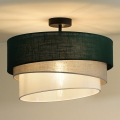 Duolla - Pinnale kinnitatav lühter TRIO 1xE27/15W/230V d. 45 cm roheline/hall/valge
