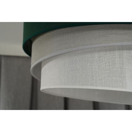 Duolla - Pinnale kinnitatav lühter TRIO 1xE27/15W/230V d. 45 cm roheline/hall/valge