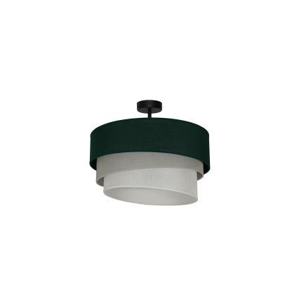 Duolla - Pinnale kinnitatav lühter TRIO 1xE27/15W/230V d. 45 cm roheline/hall/valge