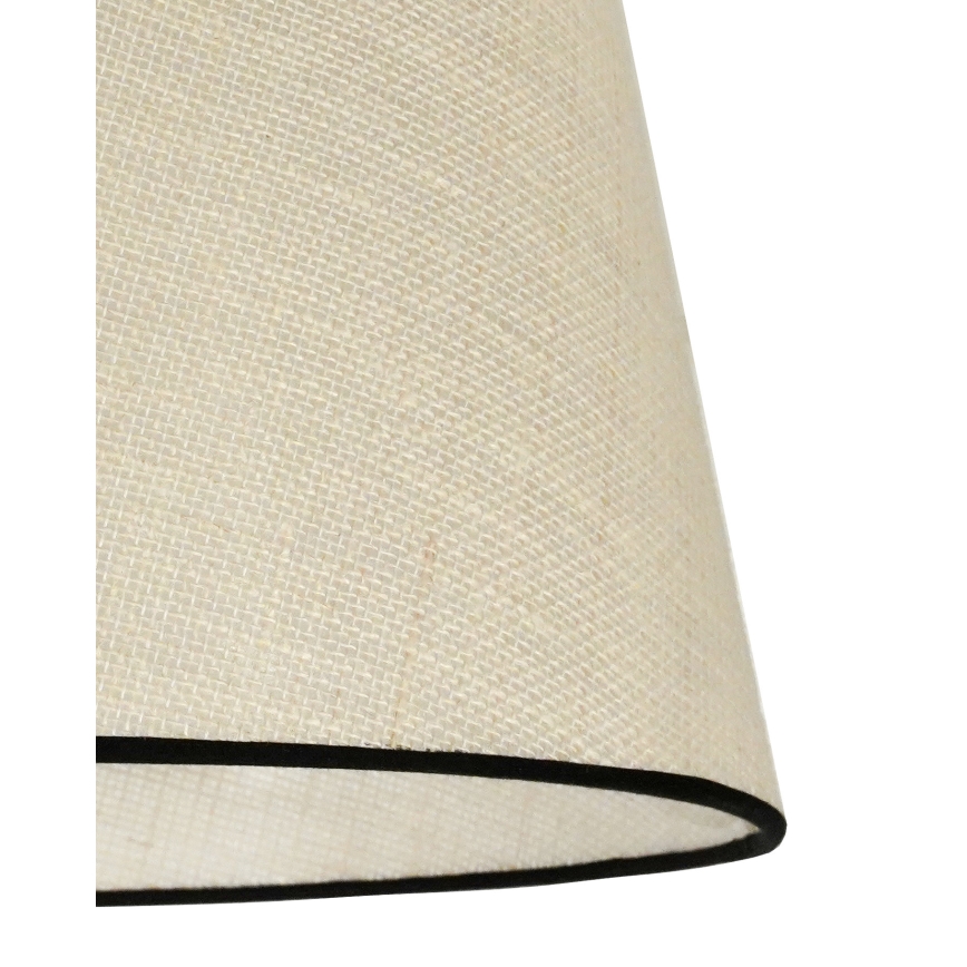 Duolla - Pinnale kinnitatav lühter YUTE 1xE27/15W/230V d. 38 cm hall/must