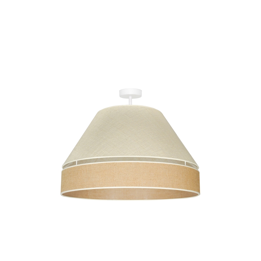 Duolla - Pinnale kinnitatav lühter YUTE AVIGNON 1xE27/15W/230V d. 60 cm hall/pruun