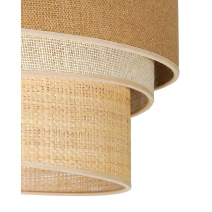 Duolla - Pinnale kinnitatav lühter YUTE TRIO 1xE27/15W/230V d. 45 cm pruun/hall/beež