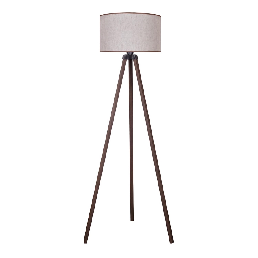 Duolla - Põrandalamp 1xE27/60W/230V d. 44 cm beež/pruun