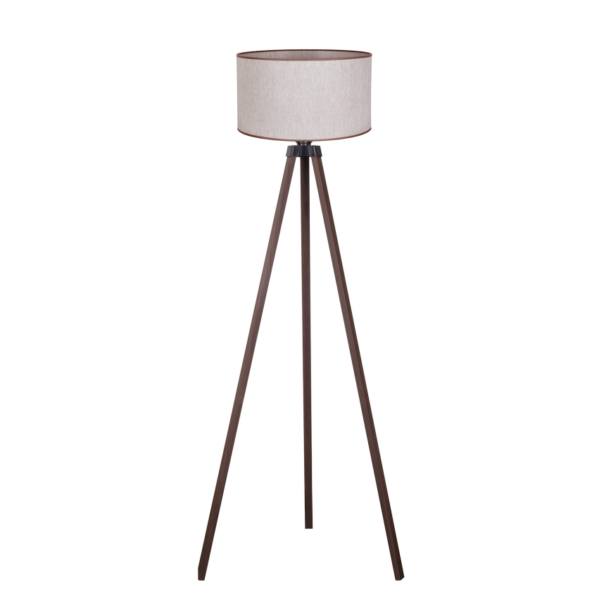 Duolla - Põrandalamp 1xE27/60W/230V d. 44 cm beež/pruun
