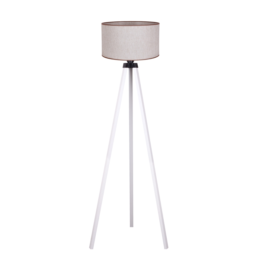 Duolla - Põrandalamp 1xE27/60W/230V d. 44 cm beež/valge