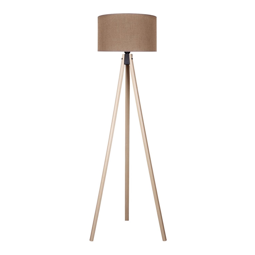 Duolla - Põrandalamp 1xE27/60W/230V d. 44 cm pruun/beež