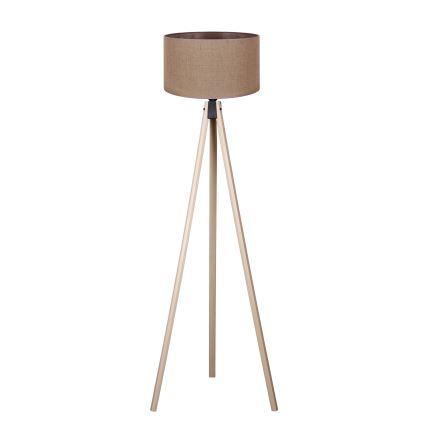Duolla - Põrandalamp 1xE27/60W/230V d. 44 cm pruun/beež