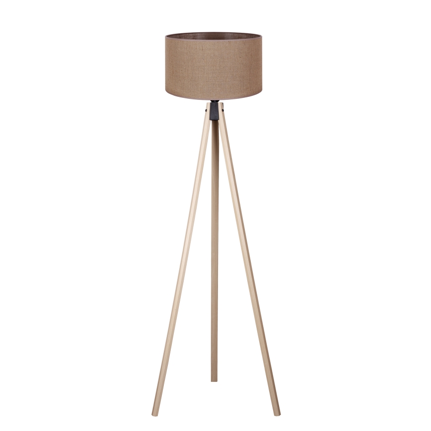 Duolla - Põrandalamp 1xE27/60W/230V d. 44 cm pruun/beež