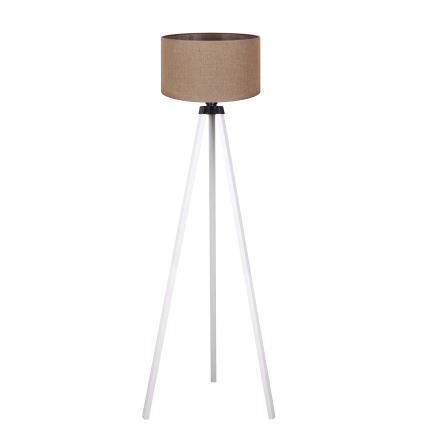 Duolla - Põrandalamp 1xE27/60W/230V d. 44 cm pruun/valge