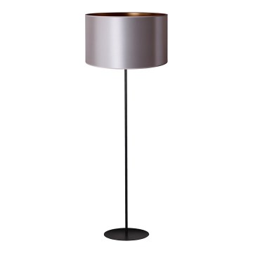 Duolla - Põrandalamp CANNES 1xE27/15W/230V d. 45 cm hõbedane/vask/must
