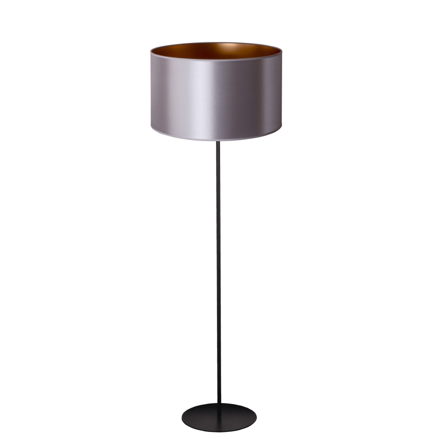 Duolla - Põrandalamp CANNES 1xE27/15W/230V d. 45 cm hõbedane/vask/must