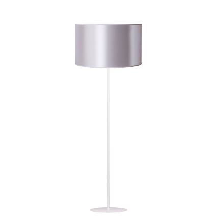 Duolla - Põrandalamp CANNES 1xE27/15W/230V d. 45 cm hõbedane/vask/valge