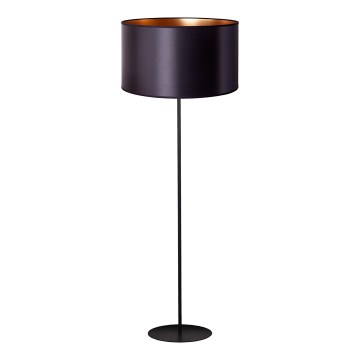 Duolla - Põrandalamp CANNES 1xE27/15W/230V d. 45 cm must/vask