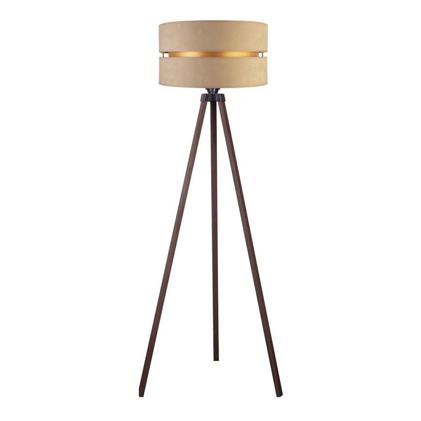 Duolla - Põrandalamp DUO 1xE27/60W/230V d. 44 cm beež/pruun
