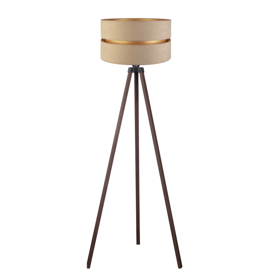 Duolla - Põrandalamp DUO 1xE27/60W/230V d. 44 cm beež/pruun