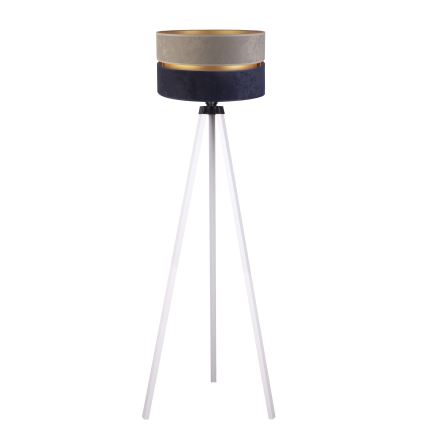 Duolla - Põrandalamp DUO 1xE27/60W/230V d. 44 cm hall/sinine/valge