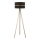 Duolla - Põrandalamp DUO 1xE27/60W/230V d. 44 cm must/beež