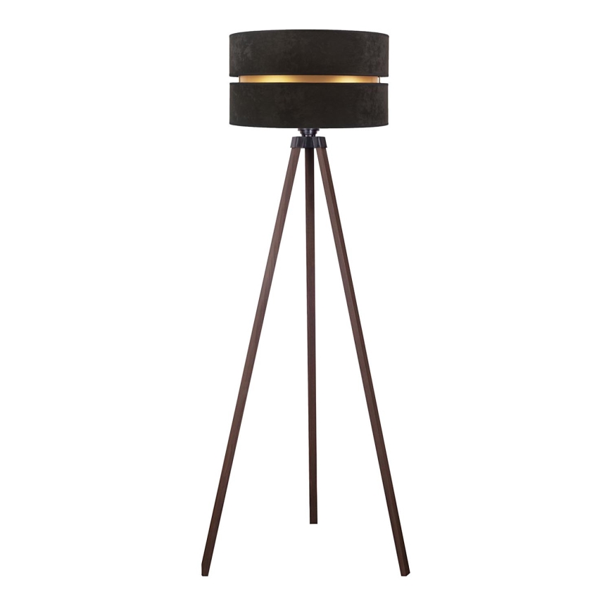 Duolla - Põrandalamp DUO 1xE27/60W/230V d. 44 cm must/pruun