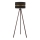 Duolla - Põrandalamp DUO 1xE27/60W/230V d. 44 cm must/pruun